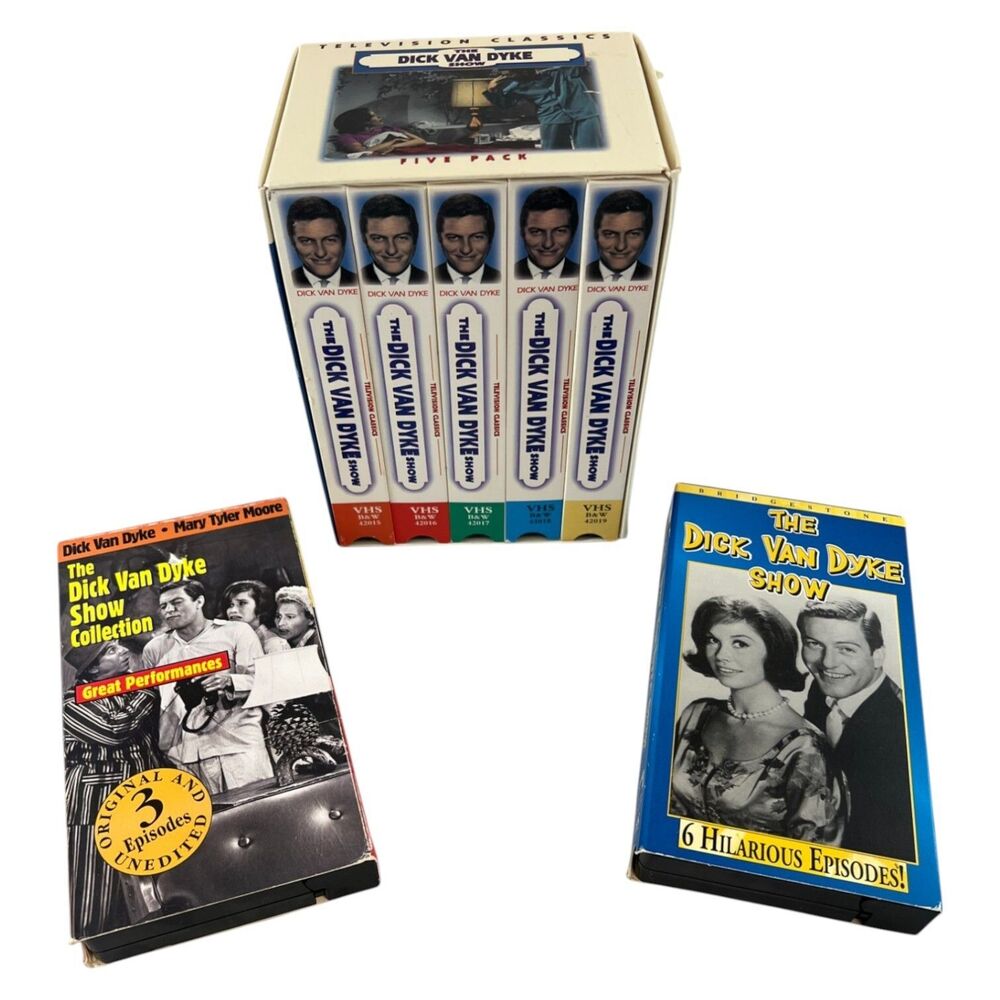 The Dick Van Dyke Show VHS Set (7 Tapes, 20 Episodes) - Classic TV Comedy MTM